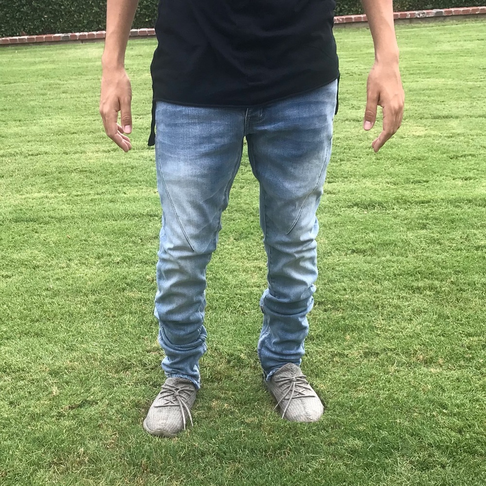 “m n m l” stretch denim jeans